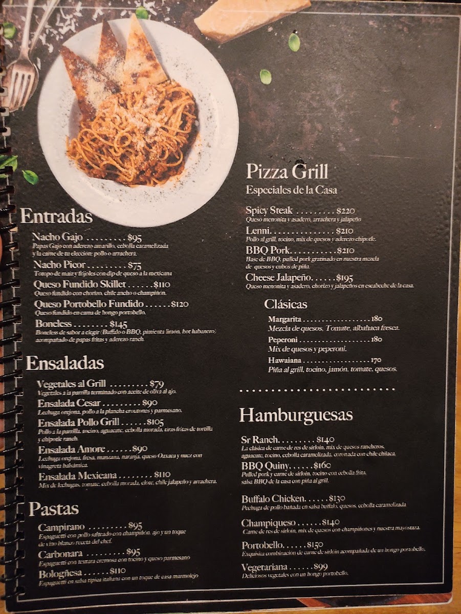 Casa Marmolejo Menu - Image 1