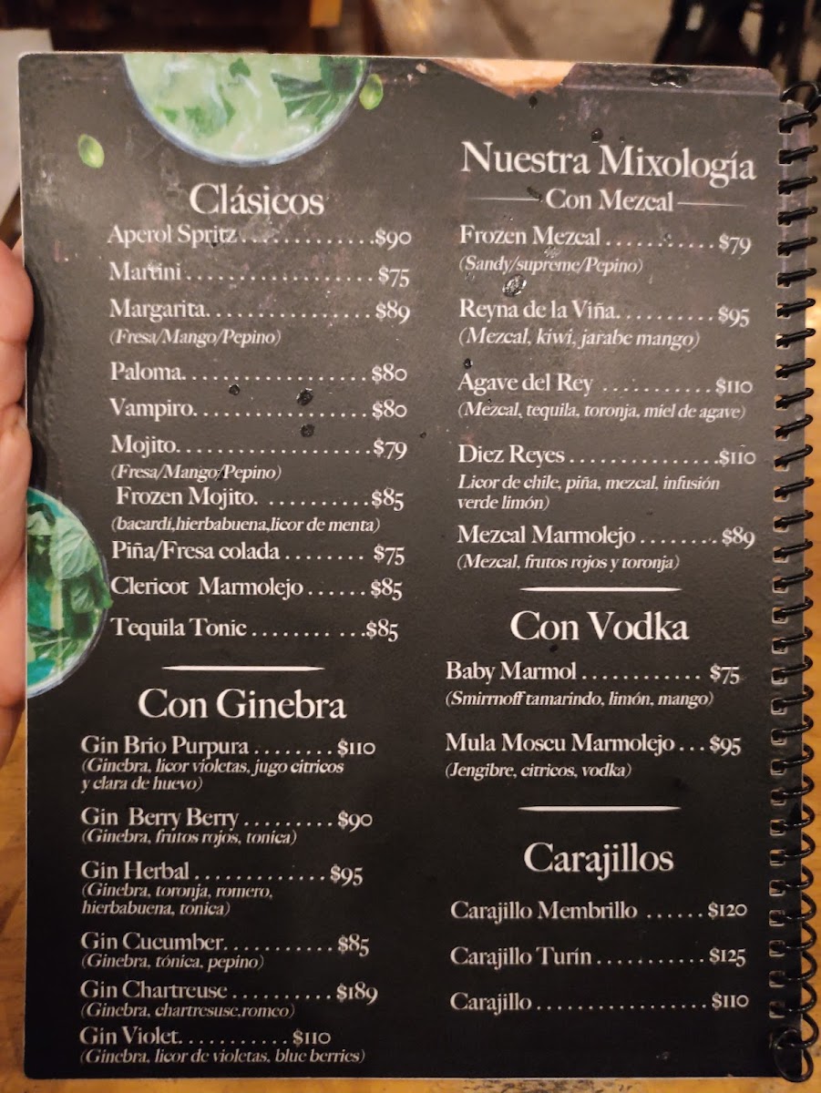 Casa Marmolejo Menu - Image 3